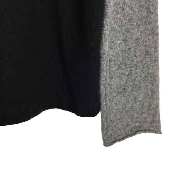 Vince Colorblock Pattern Scoop Neck Sweater Cashmere Blend - Picture 6 of 11